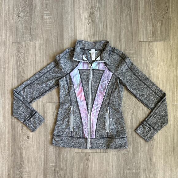 Ivivva by Lululemon Perfect Your Practice Full Zip Jacket Girls Size 14 - Picture 1 of 14